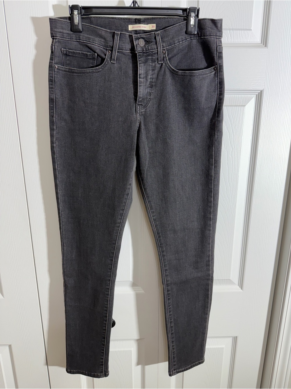 Levi's 311 Super Skinny Jeans - Charcoal Black